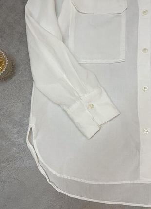 Белая блуза от zara 5