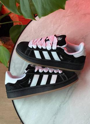 Чоловічі кросівки adidas campus x korn black white