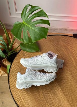 Мужские кроссовки salomon xt-6 adv white lunar rock 412529