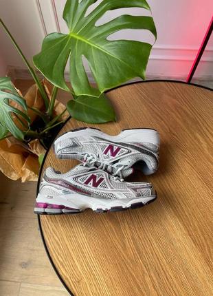 Женские кроссовки new balance 1064 silver violet