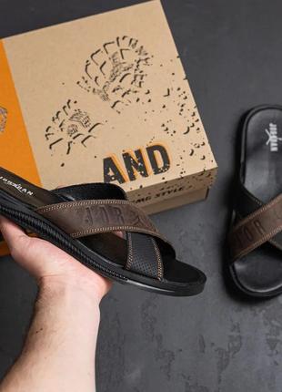 Мужские летние шлепанцы сланцы высокого качества весна лето босоножки сандалии3 фото