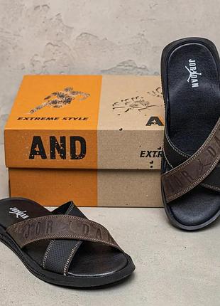 Мужские летние шлепанцы сланцы высокого качества весна лето босоножки сандалии6 фото