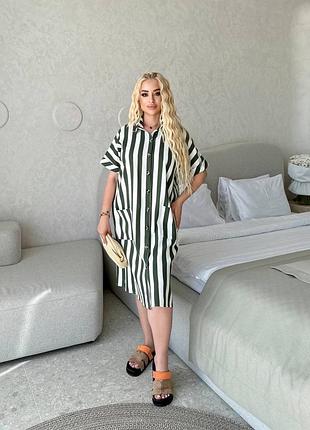 Сукня з льону