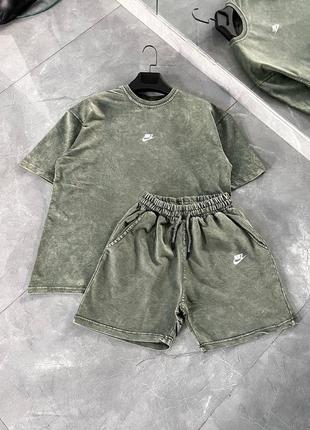 Стильний костюм комплект nike oversize на літо чоловічий жіночий