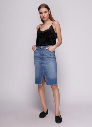 Юбка джинсовая h&m