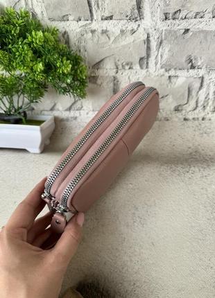 Жіноча шкіряна косметичка гаманець шкіряний6 фото