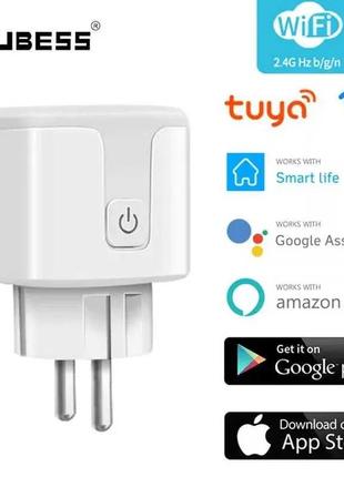 20a eu розумна розетка wifi smart plug alexa google home tuya app