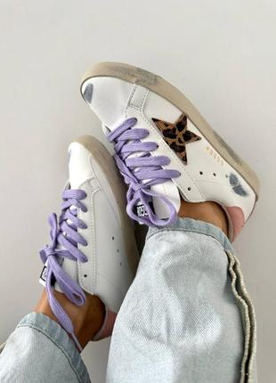 Жіночі кеди golden goose  leopard star / голден гус суперстар / жіноче демісезонні літні кросівки3 фото