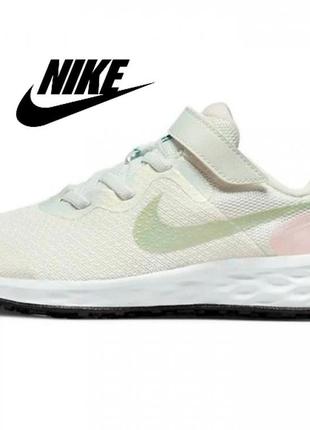Легкі текстильні кросівки на сітці nike revolution 6 на стопу 17-17,5 см