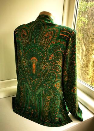 Красивая блуза из натурального шёлка7 фото