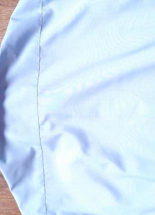 Рубашка голубая голубая marks&amp;spencer slim fit 17" 43 см размер l, m