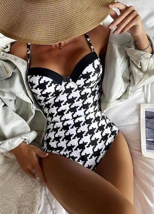 Слитный купальник 🩱 в стиле chanel ❤️❤️