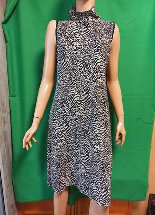 Гофрированное универсальное платье с горловиной стойкой promod1 фото