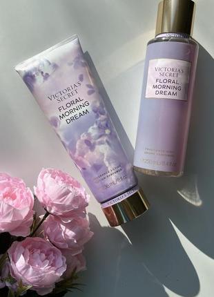 Cпрей лосьон набор floral morning dream виктория сикрет виктория victoria’s victorias