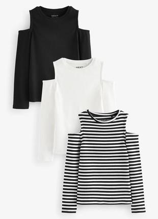 Набор кофтинок, ткань рубчик 🖤 3 шт от 3 до 16 лет 💞