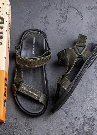 Чоловічі літні шкіряні сандалії високої якості весна літо босоніжки шльопанці