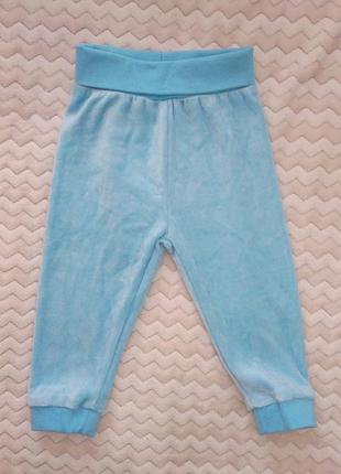 Велюровые брюки, ползунки lupilu, 74-80 см