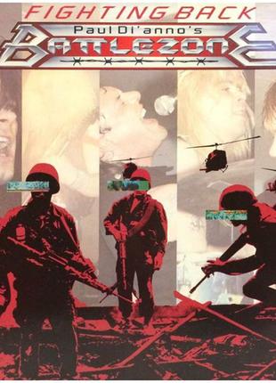 Вінілова пластинка paul di'anno's battlezone — fighting back lp 1986/2022 (bobv801lpltd)