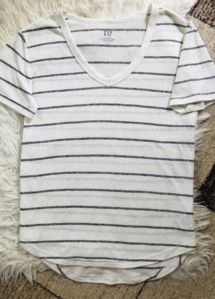 Льняная футболка gap