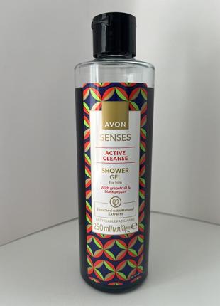 Avon  гель для душу для чоловіків "енергія чемпіона", 250мл.