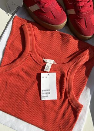 Майка в рубчик  жіноча h&m xs