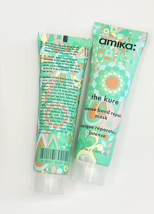 Маска для волос amika the kure intense repair mask, 30 ml
