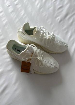 Женские кроссовки adidas yeezy 350 v2 boost white8 фото