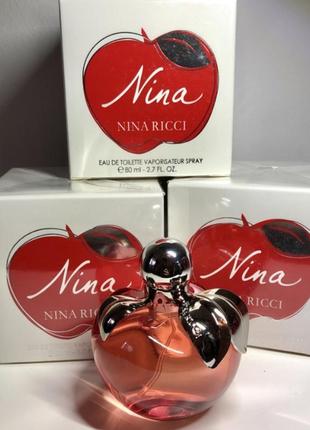 Туалетная вода nina ricci nina нина тона нина красное яблоко 80 мл