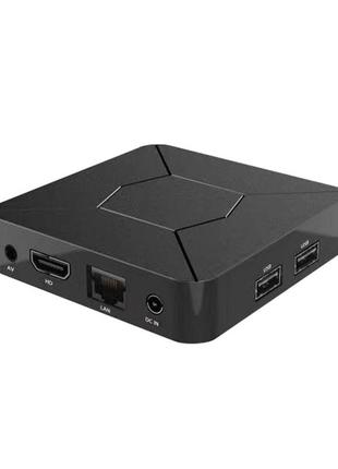 Приставка смарт-тв q5 atv 2/8 гб із голосовим пультом