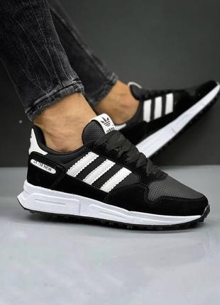 Мужские черные кроссовки adidas адидас8 фото