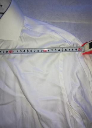 Рубашка итальянская белая arrow,slim fit,размер xl,стан новой6 фото