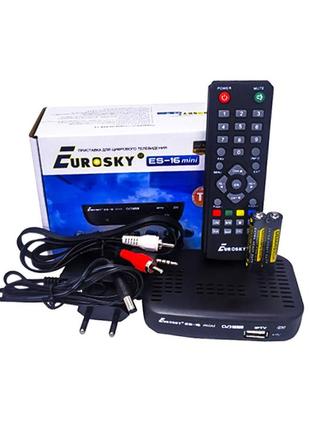 Т2 тюнер eurosky es-16 mini 3
