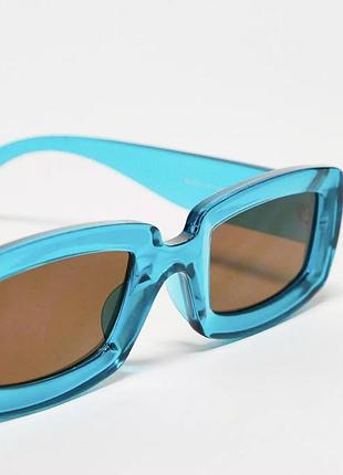 Очки голубые с uv защитой asos