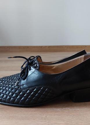 Туфли на шнуровке винтажные италия2 фото