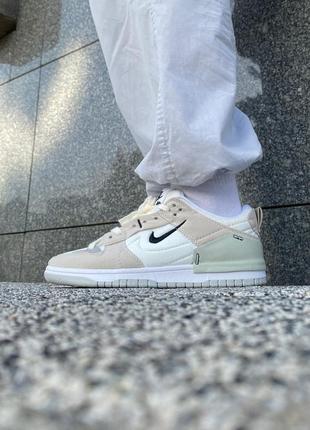 Кроссовки nike dunk low disrupt 'pale ivory black'