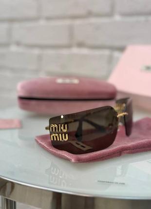 Очки miu miu маска2 фото