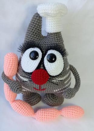Игрушка кот, котик ручной работы