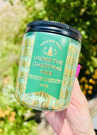Свічка на 1 гніт under the christmas tree від bath&body works