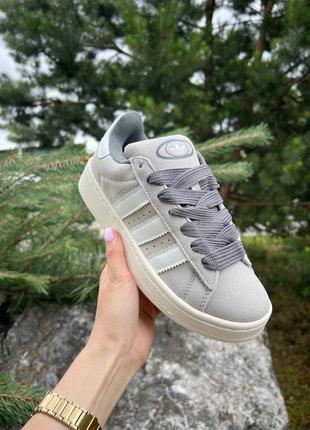 Adidas campus 00s grey white 3