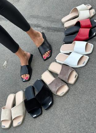 Шльопанці натуральна шкіра 36-41🎀