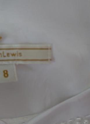 Нарядное белое платье john lewis 7-8л 8