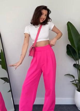 Брюки класичні на високій талії