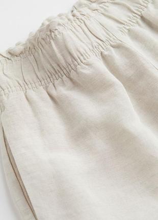 Льняные шорты h&m