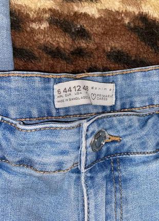 Светлые джинсы высокая посадка primark uk 16 eur 444 фото