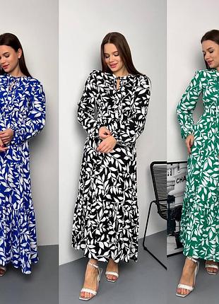 Штапільна сукня kf-705