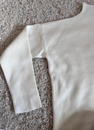 Стильна , базова біла кофта / светр 2