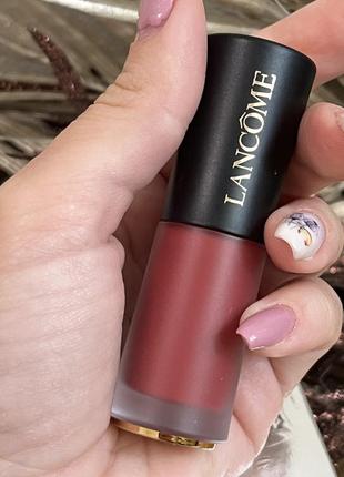 Оригинальный lancome l'absolu rouge dramaink стойкая невесомая помада-тинт для губ с...