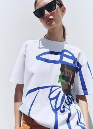 Футболка zara justine franco