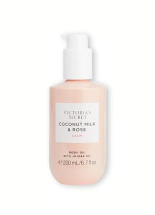 Масло для тела victoria's secret coconut milk & rose