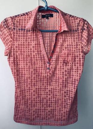 Легкая футболка поло